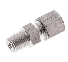 1/4'' NPT Macho x 8S Anillo de corte recto de acero inoxidable 630 Barra DIN 2353