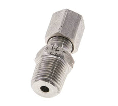 1/8'' NPT Macho x 4LL Anillo de corte recto de acero inoxidable 100 Bar DIN 2353