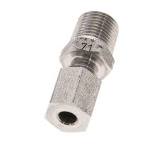 1/8'' NPT Macho x 4LL Anillo de corte recto de acero inoxidable 100 Bar DIN 2353