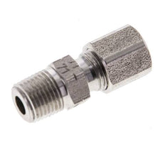 1/8'' NPT Macho x 6LL Anillo de corte recto de acero inoxidable 100 Bar DIN 2353