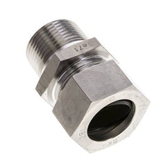 1'' NPT Macho x 28L Anillo de corte recto de acero inoxidable 160 Bar DIN 2353