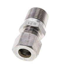 1/2'' NPT Macho x 12L Racor de compresión recto de acero inoxidable 315 Bar DIN 2353