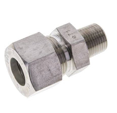 1/2'' NPT Macho x 20S Racor de compresión recto de acero inoxidable 400 Bar DIN 2353