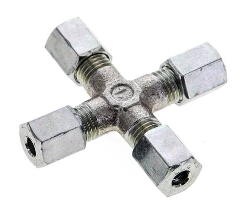 4LL Anillo de corte transversal de acero galvanizado 100 barras DIN 2353