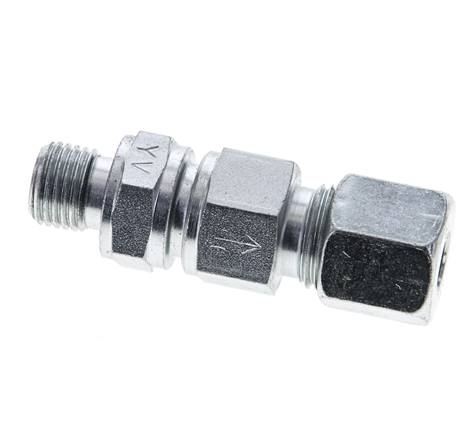 Válvula de retención hidráulica Anillo de corte 8S (M16x1,5) y G1/4'' Acero macho 1-400bar (15-5800)psi Rosca-Tubo ISO 8434-1