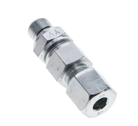 Válvula de retención hidráulica Anillo de corte 8S (M16x1,5) y G1/4'' Acero macho 1-400bar (15-5800)psi Rosca-Tubo ISO 8434-1