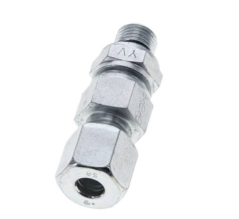 Válvula de retención hidráulica Anillo de corte 8S (M16x1,5) y G1/4'' Acero macho 1-400bar (15-5800)psi Rosca-Tubo ISO 8434-1