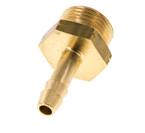 Barra de manguera de latón macho de 6 mm (1/4'') y G3/8'' [2 piezas]