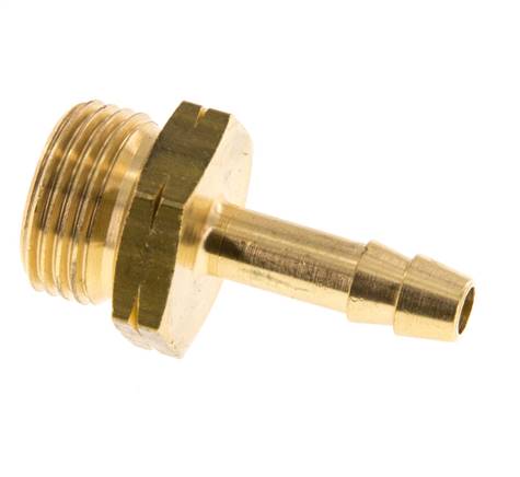 Barra de manguera de latón macho de 6 mm (1/4'') y G3/8'' [2 piezas]