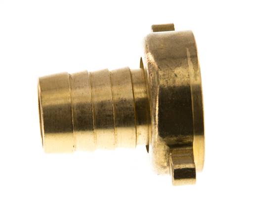 G 1'' x 19mm Llave de manguera de latón con junta NBR y tuerca de mariposa 16 Bar [2 Piezas]