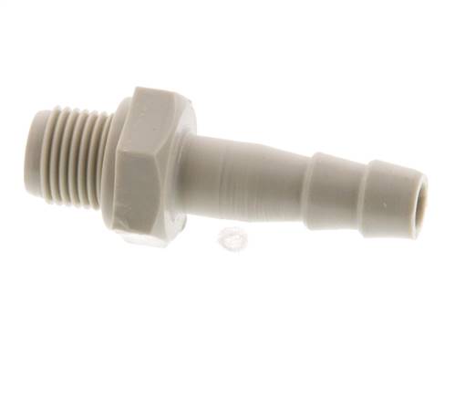 G 1/8'' Macho x 6mm Polipropileno (PP) Llave de manguera 10 Bar