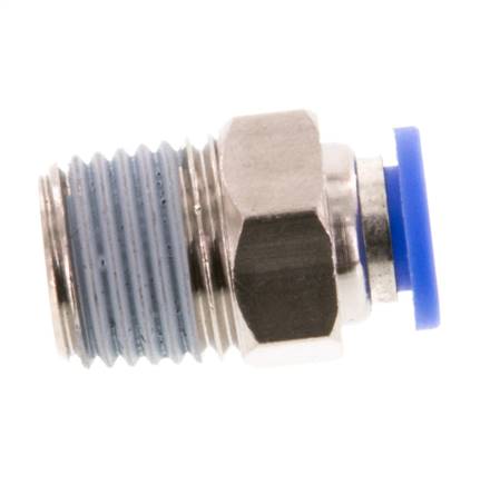 Racor de 6mm x R1/4'' con rosca macho Latón/PA 66 NBR [5 piezas]