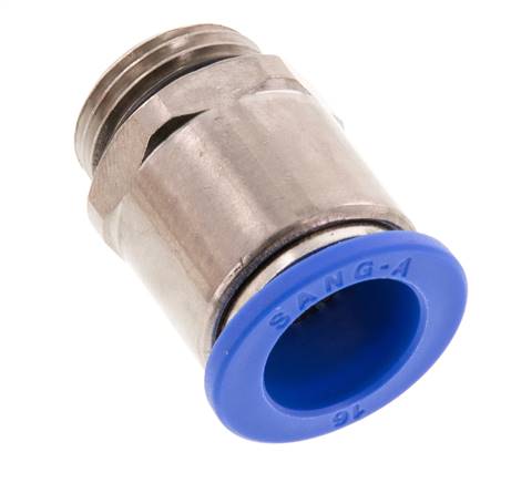 Racor de 16mm x G1/2'' con rosca macho Latón/PA 66 NBR