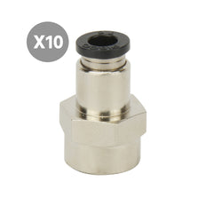 8mmxRc1/4'' Hembra Recto Push Fit [10 piezas]