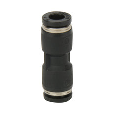 Racores rectos de 12mm de plástico [10 Piezas]