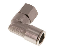 Codo de 90 grados 10mm x G1/4'' con rosca hembra Latón NBR Giratorio