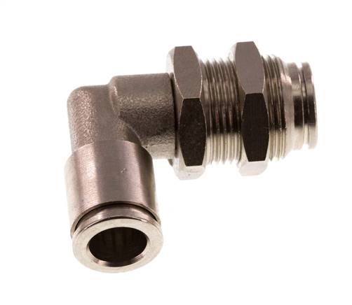 Codo de 90 grados de 8 mm Racor de latón NBR