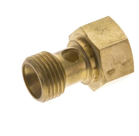 Racor de compresión recto de PVDF 8x6 mm y G1/8'' con rosca hembra 10 bar