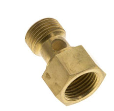 Racor de compresión recto de PVDF 8x6 mm y G1/8'' con rosca hembra 10 bar