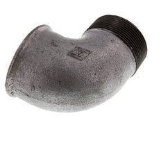 Rp 2'' x R 2'' F/M Codo de 90 grados de hierro fundido galvanizado 25 Bar