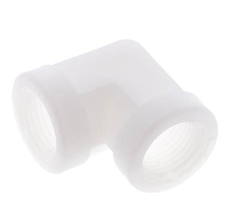 Racor en ángulo de 90 grados G1/2'' hembra Polipropileno (pp) 10bar (140,5psi) FDA