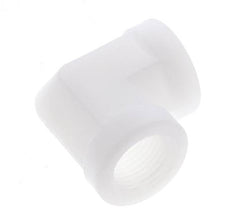 Racor en ángulo de 90 grados G1/2'' hembra Polipropileno (pp) 10bar (140,5psi) FDA