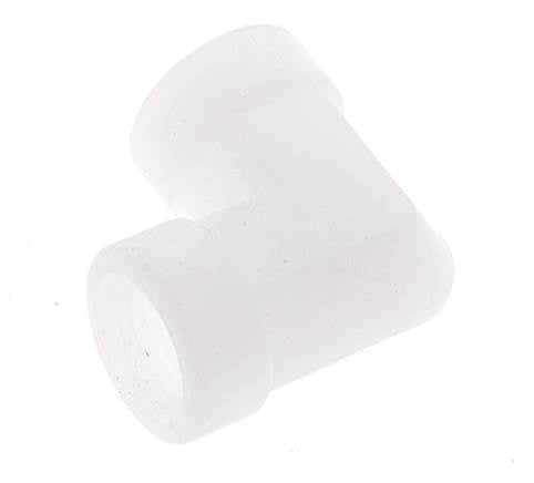 Racor acodado de 90 grados G1/4'' hembra Polipropileno (pp) 10bar (140,5psi) FDA