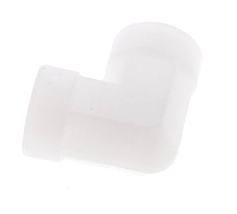 Racor acodado de 90 grados G1/4'' hembra Polipropileno (pp) 10bar (140,5psi) FDA