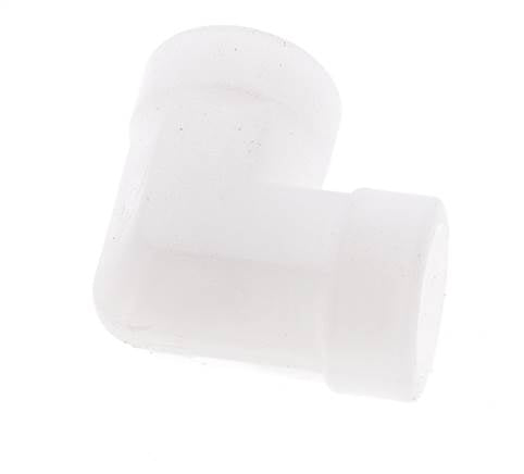 Racor acodado de 90 grados G1/4'' hembra Polipropileno (pp) 10bar (140,5psi) FDA