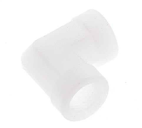 Racor acodado de 90 grados G1/4'' hembra Polipropileno (pp) 10bar (140,5psi) FDA