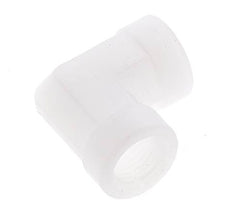 Racor acodado de 90 grados G1/4'' hembra Polipropileno (pp) 10bar (140,5psi) FDA