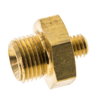 G 1/8'' x M5 Espiga doble de latón 16 barras [5 piezas]