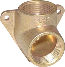 G 3/8'' Latón Empalme de aire de 2 vías montado en la pared 16 Bar [2 Piezas]