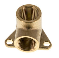 G 3/8'' Latón Empalme de aire de 2 vías montado en la pared 16 Bar [2 Piezas]