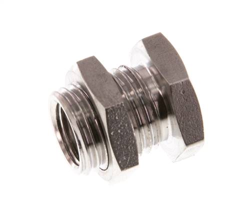 G 1/8'' x G 1/4'' F/M Racor de acero inoxidable 40 Bar