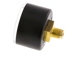 Manómetro de presión 0.4 bar (0..58 psi) Plástico trasero / latón 40 mm Clase 2.5