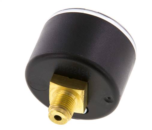 Manómetro de presión 0.4 bar (0..58 psi) Plástico trasero / latón 40 mm Clase 2.5