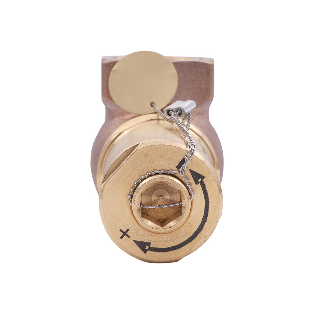 G1 1/2'' Válvula de alivio de latón 2 - 8 bar / 29 - 116 psi
