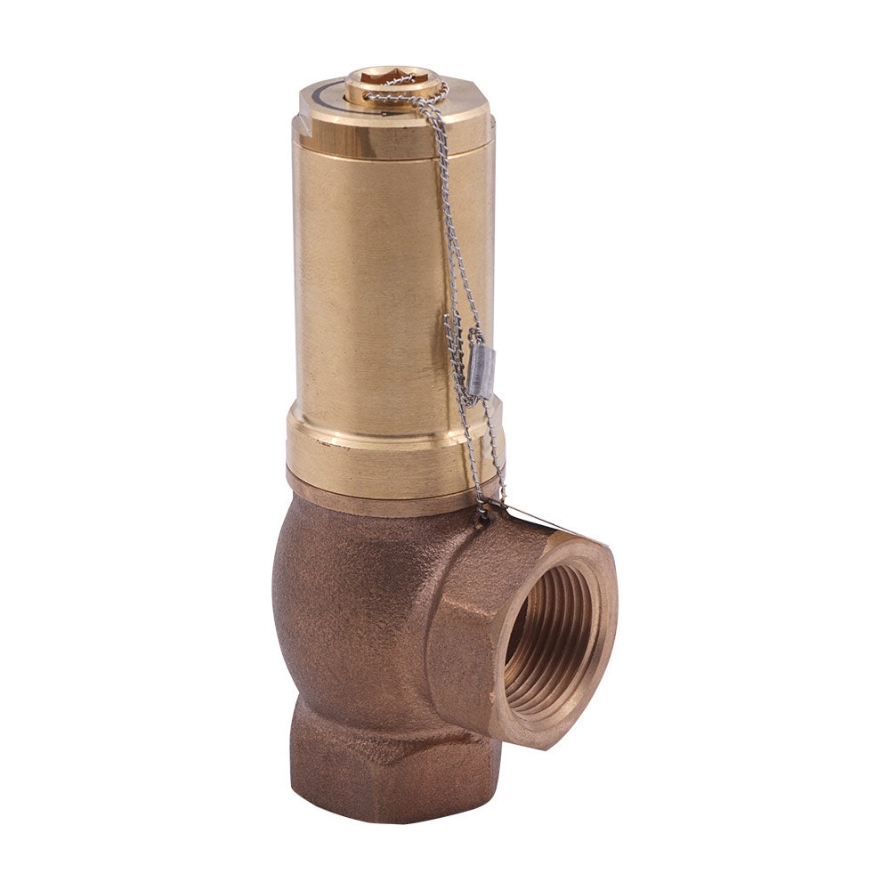 G2" Válvula de alivio de latón 0,5 - 2,5 bar / 7,25 - 36,25 psi