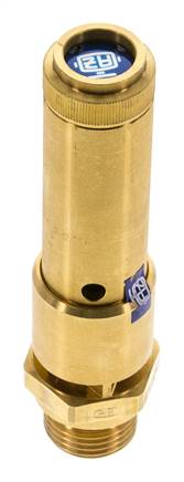 G Válvula de seguridad preajustada de latón de 1/2'' 10,2 bar (147,94 psi) DN 10
