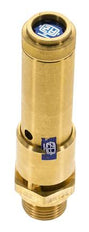 G Válvula de seguridad preajustada de latón de 1/2'' 10,2 bar (147,94 psi) DN 10