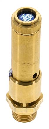 G Válvula de seguridad preajustada de latón de 1/2'' 10,2 bar (147,94 psi) DN 10