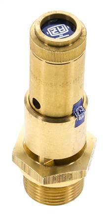 G Válvula de seguridad preajustada de latón de 3/4'' 3,1 bar (44,96 psi) DN 10