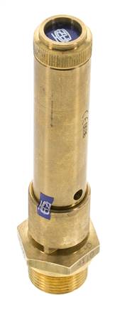 G Válvula de seguridad preajustada de latón de 3/4'' 44,5 bar (645,43 psi) DN 10