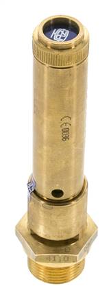G Válvula de seguridad preajustada de latón de 3/4'' 44,5 bar (645,43 psi) DN 10