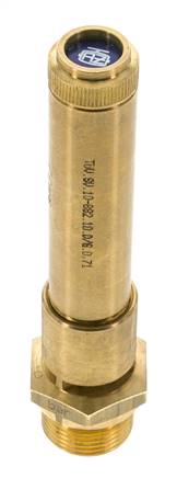 G Válvula de seguridad preajustada de latón de 3/4'' 47 bar (681.69 psi) DN 10