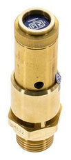 G Válvula de seguridad preajustada de latón de 1/2'' 6,1 bar (88,47 psi) DN 10