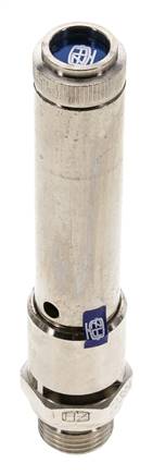 G 1/2'' Válvula de seguridad de latón niquelado 46 bar (667.18 psi) DN 10
