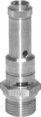 G 1/4'' Acero inoxidable 316 Ti Válvula de seguridad preajustada 2,6 bar (37,71 psi) DN 8