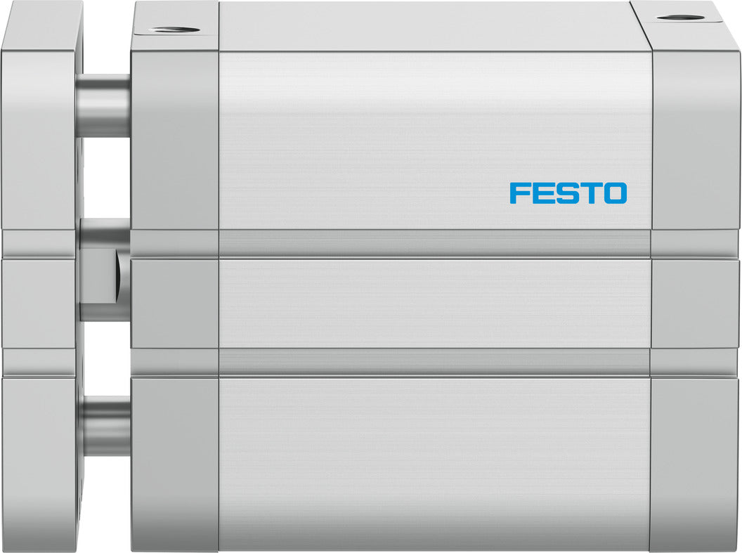 Festo Cilindro Compacto 80mm Diámetro 60mm Carrera ISO 21287 Doble Efecto - 574065